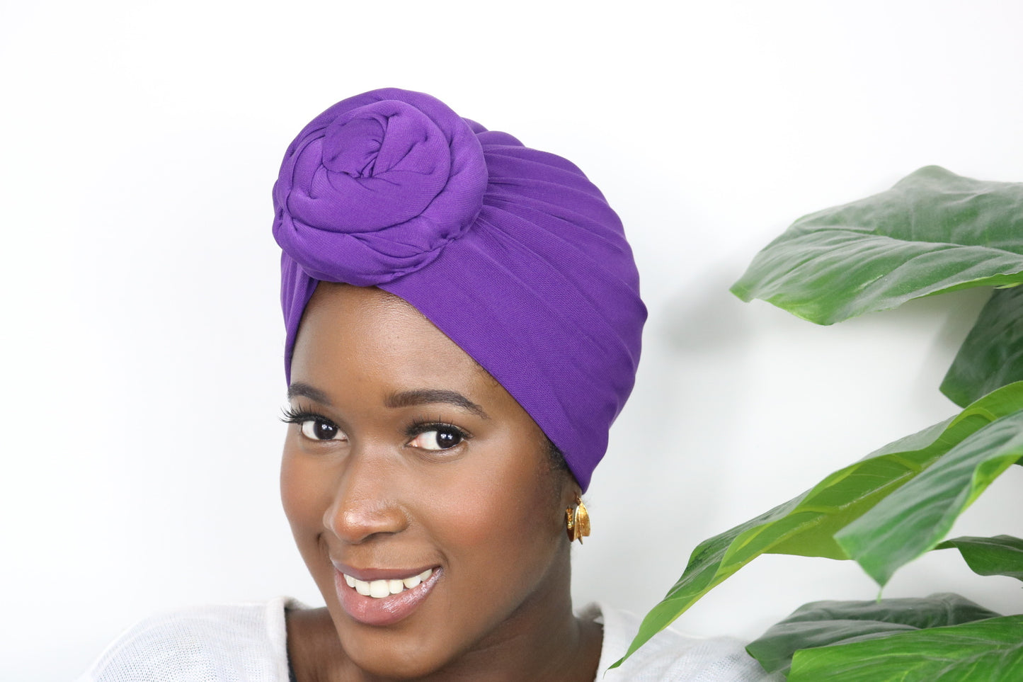 Royal Purple - Full coverage Turban