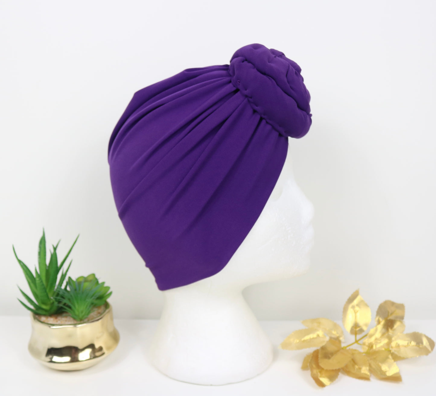 Royal Purple - Full coverage Turban