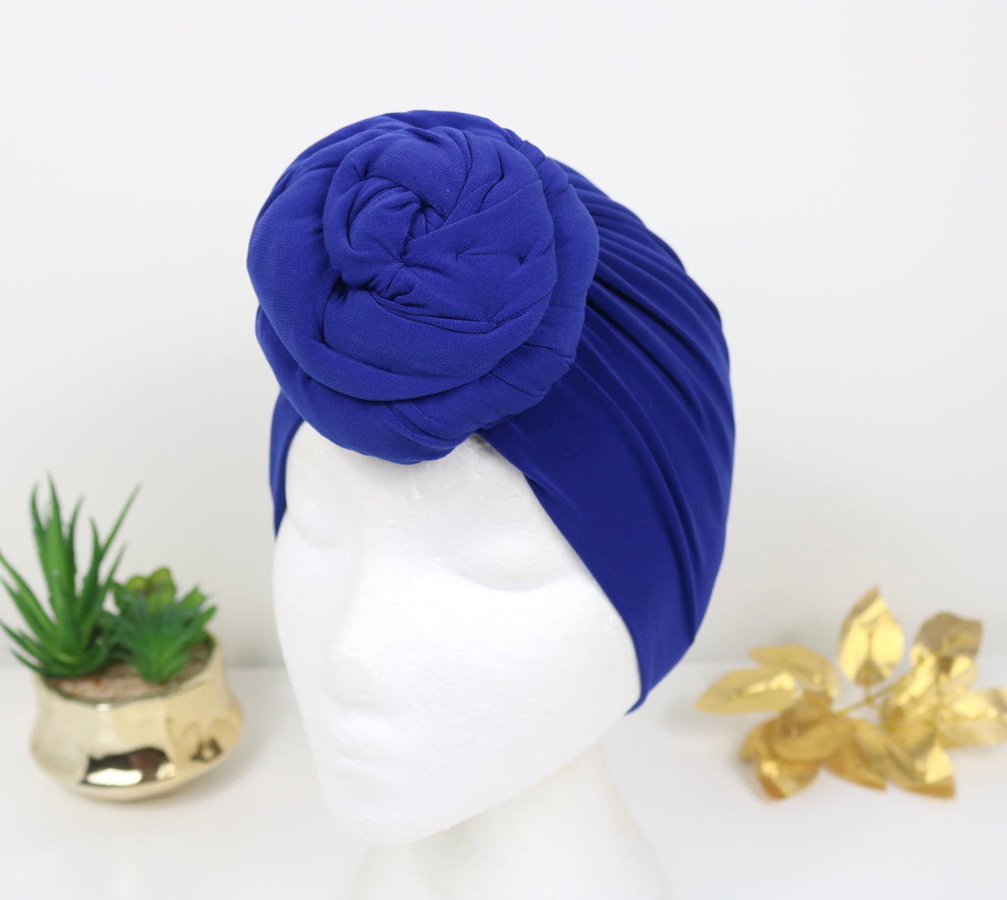 Royal Blue- Full coverage Turban