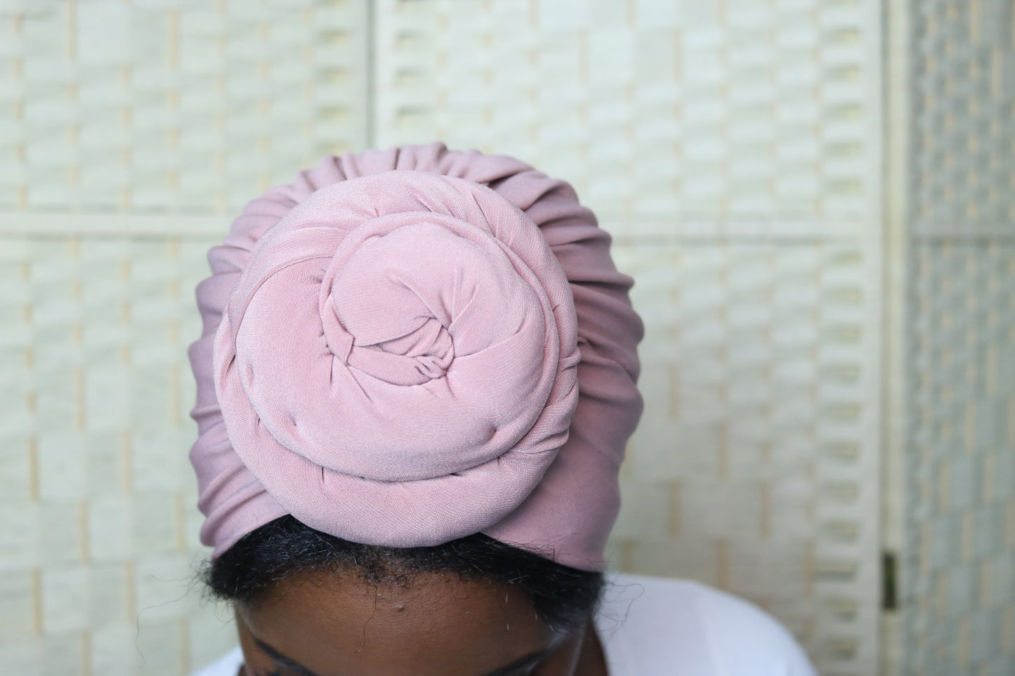Pink Mocha - Full coverage Turban - ReinaLoveLondon