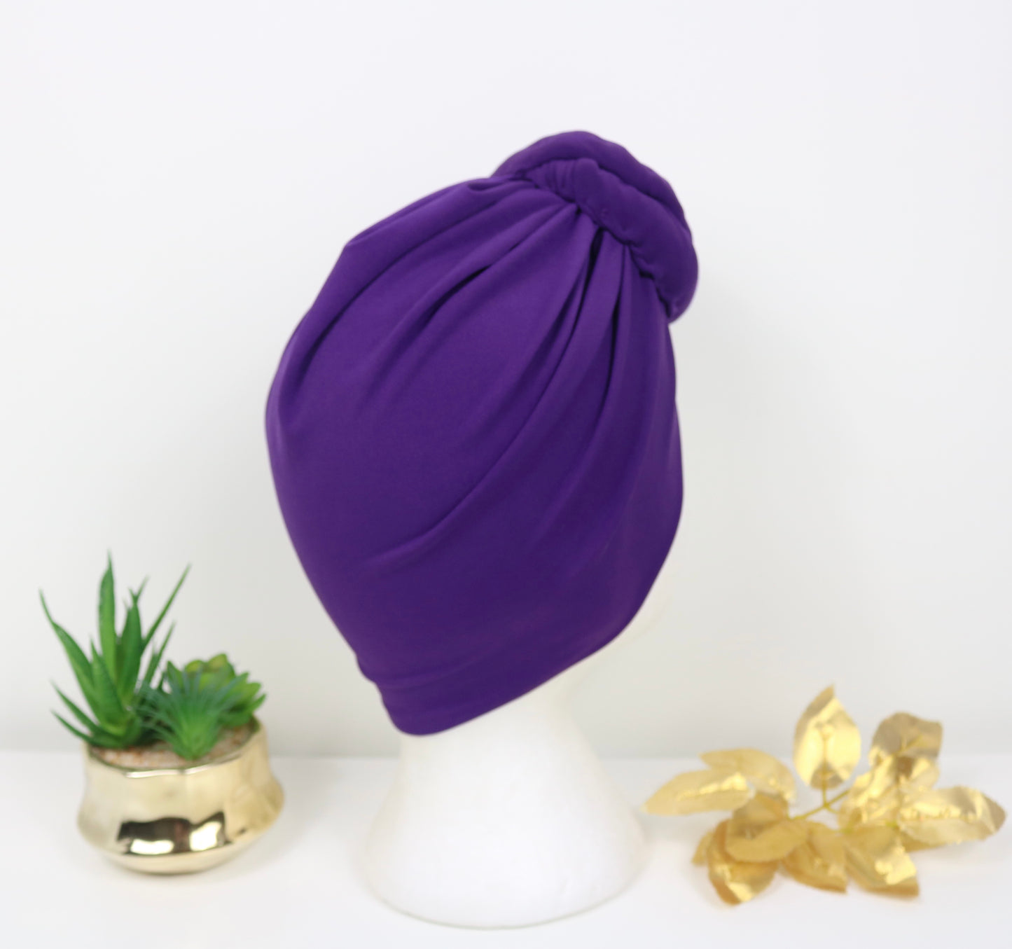 Royal Purple - Full coverage Turban
