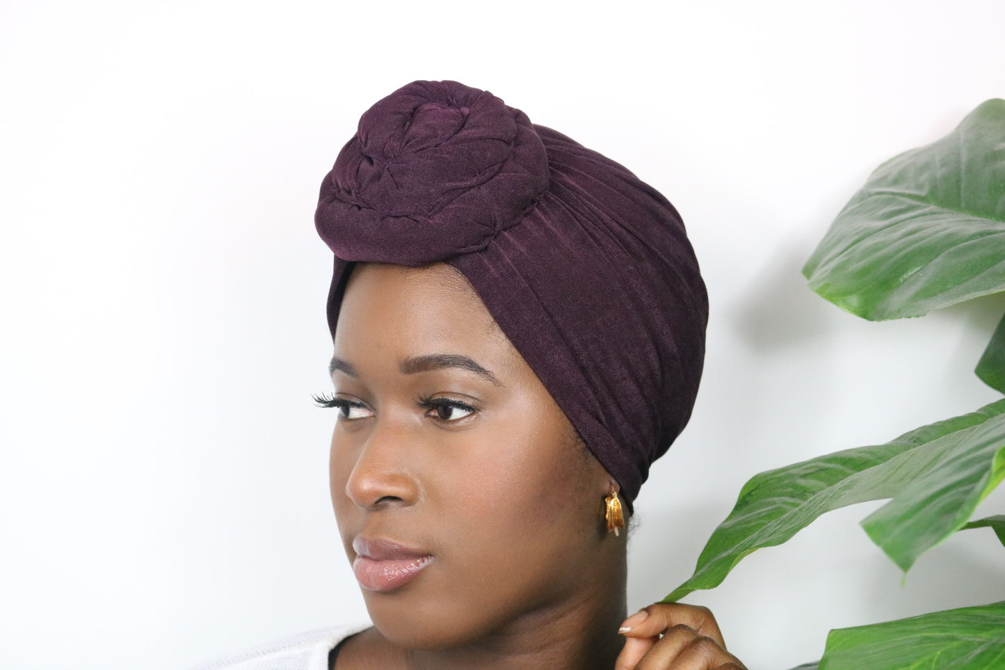 Mulberry Wine - Full coverage Turban