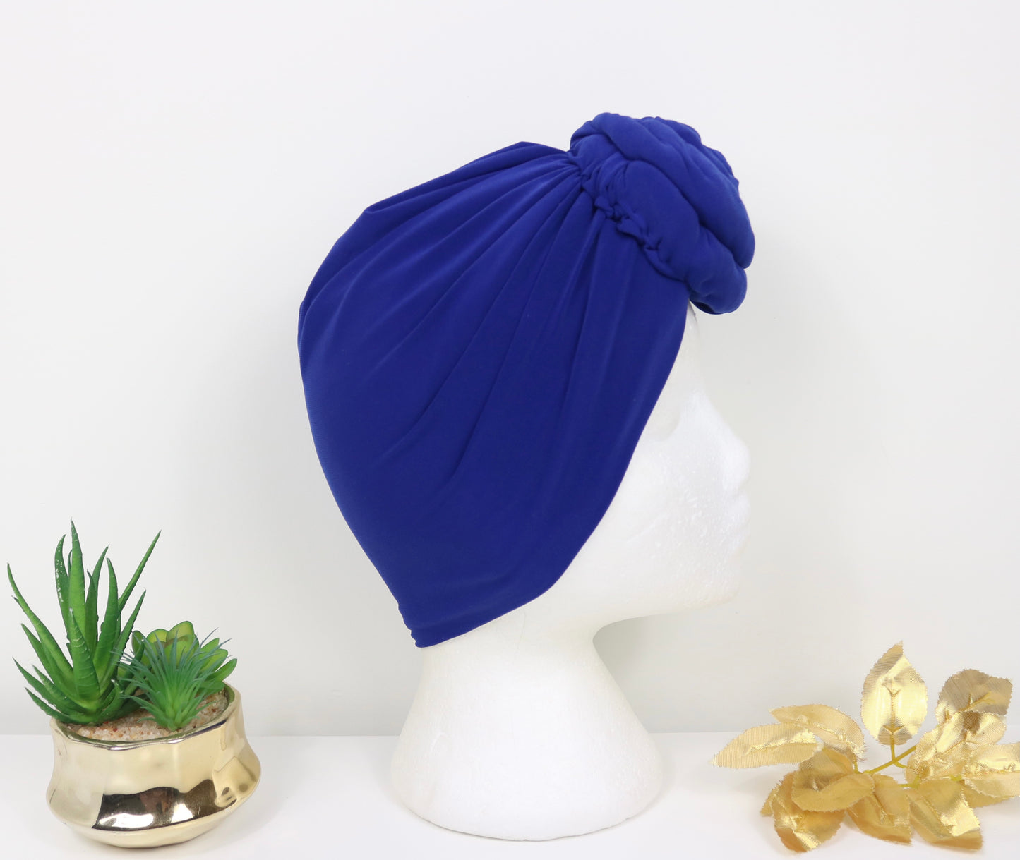 Royal Blue- Full coverage Turban