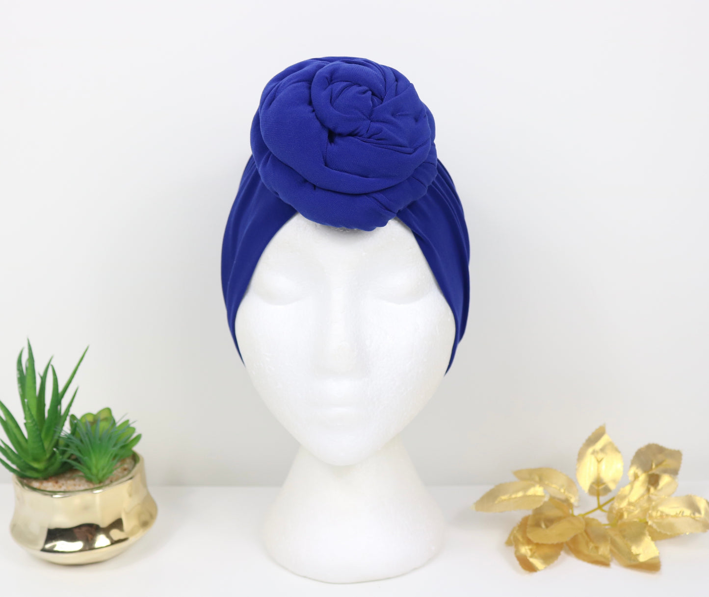 Royal Blue- Full coverage Turban