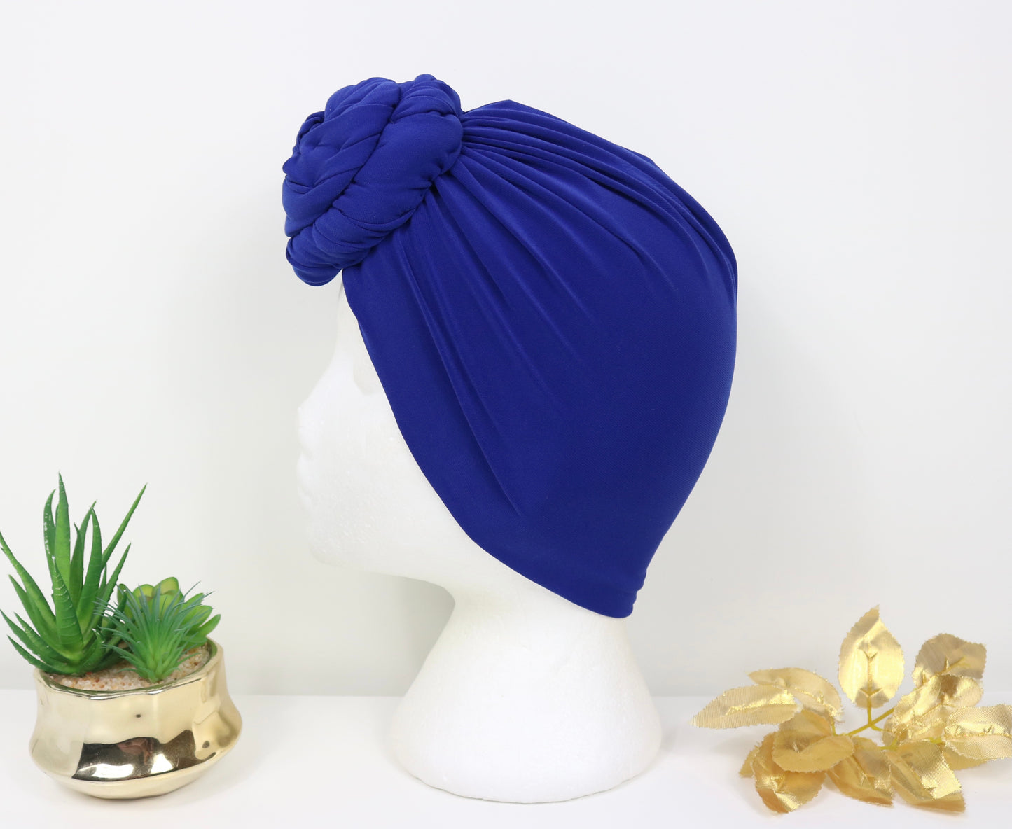 Royal Blue- Full coverage Turban