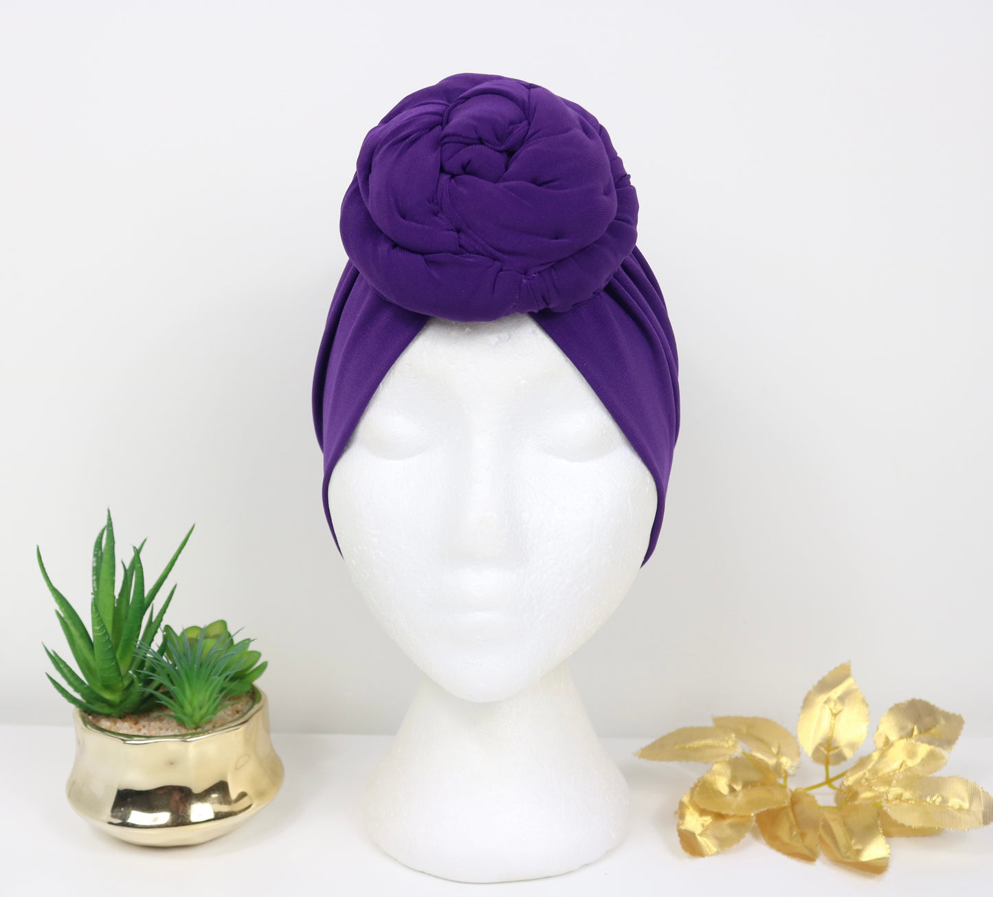 Royal Purple - Full coverage Turban