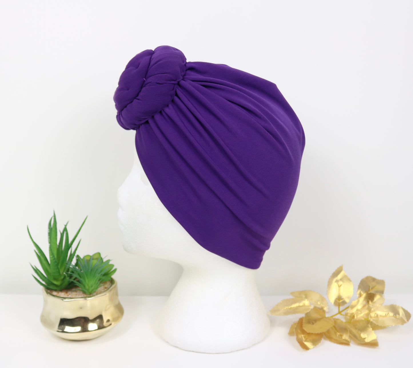 Royal Purple - Full coverage Turban