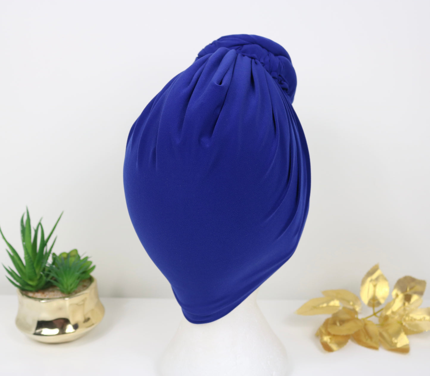 Royal Blue- Full coverage Turban