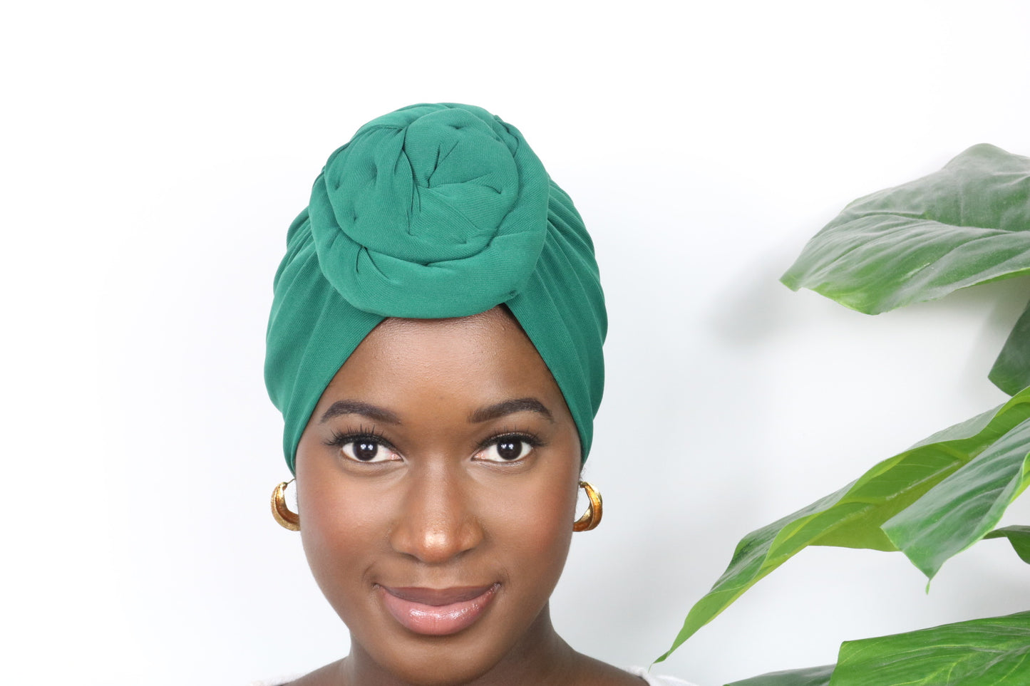 Forest green - Full coverage Turban - ReinaLoveLondon