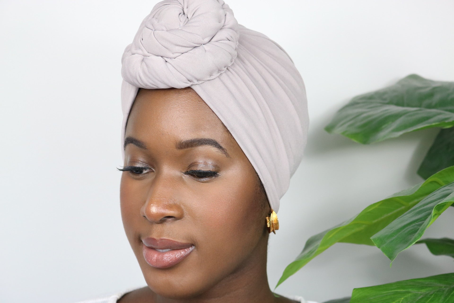 Light Mocha - Full coverage Turban - ReinaLoveLondon