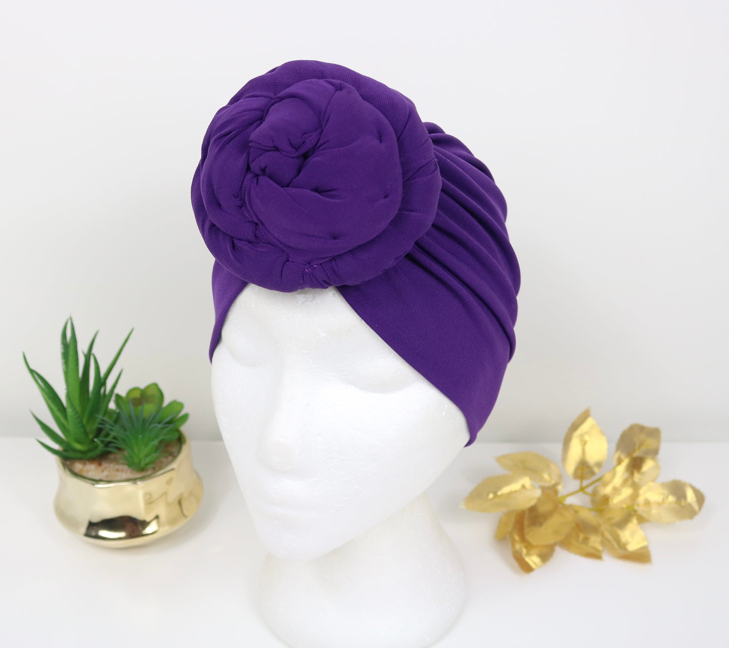 Royal Purple - Full coverage Turban