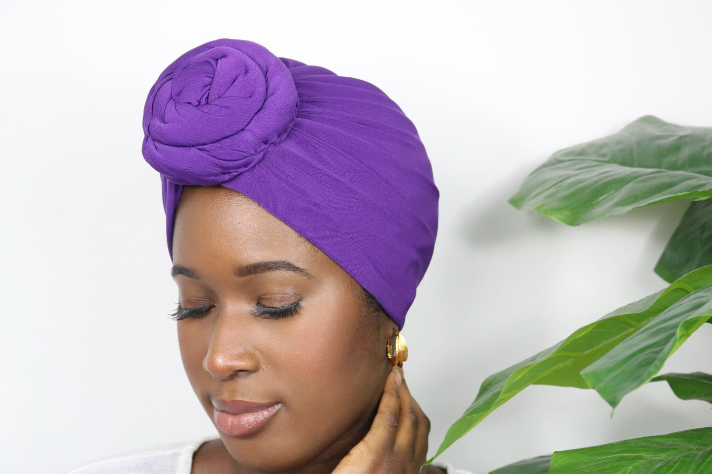 Royal Purple - Full coverage Turban