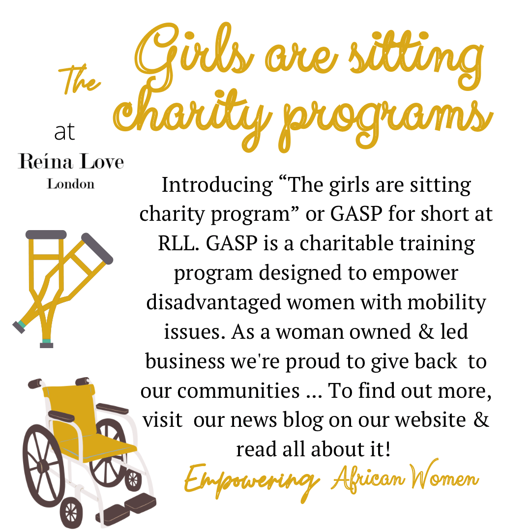 "The girls are sitting" charity program - GASP - ReinaLoveLondon