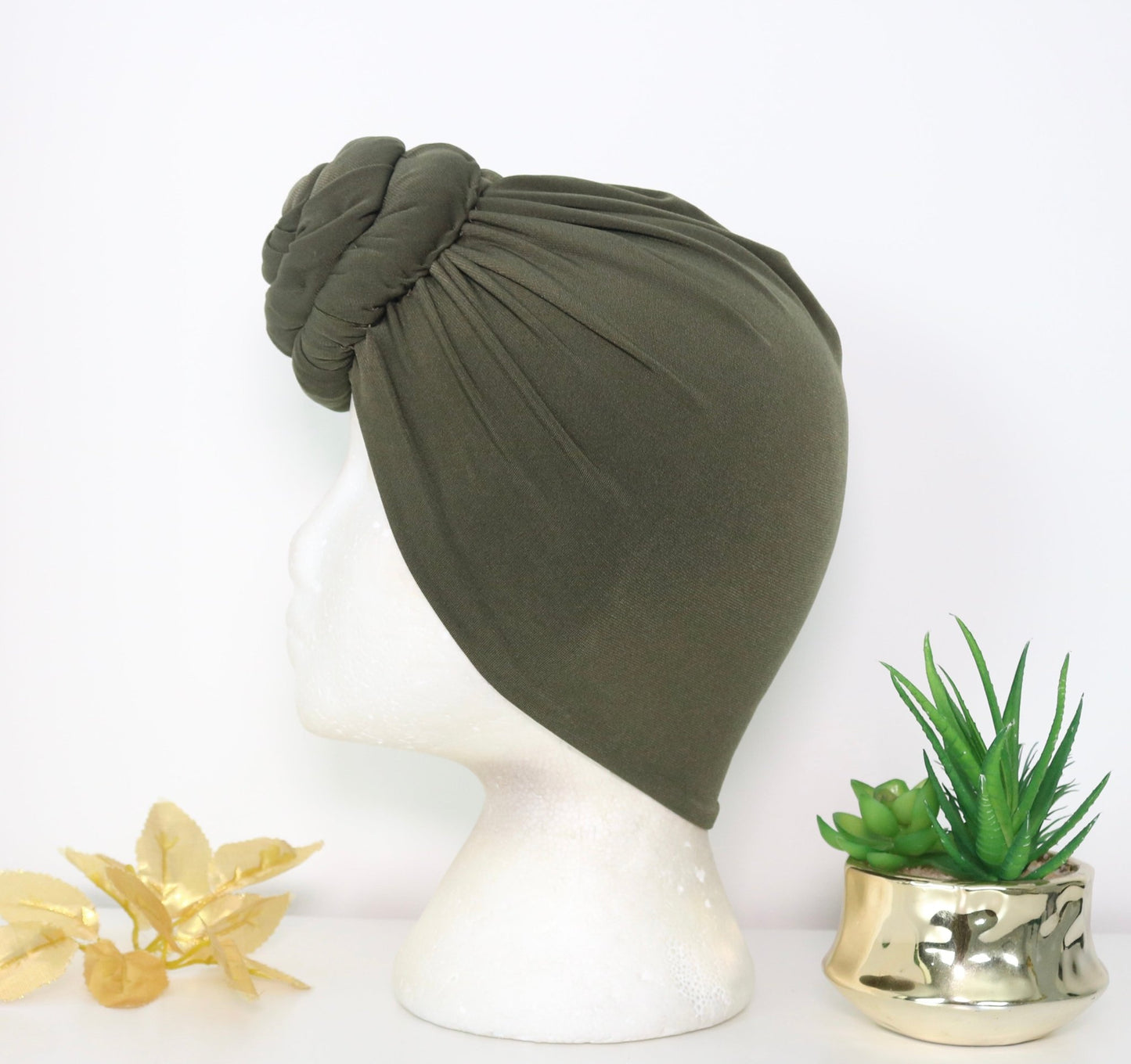 Olive - Full coverage Turban - ReinaLoveLondon