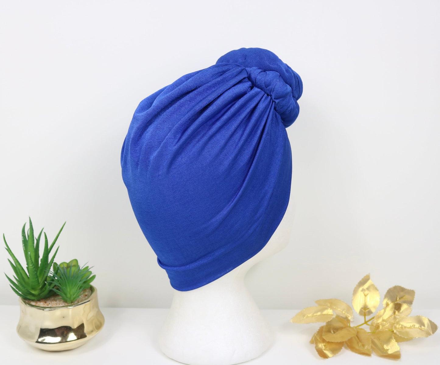 Brilliant Blue - Full coverage Turban - ReinaLoveLondon