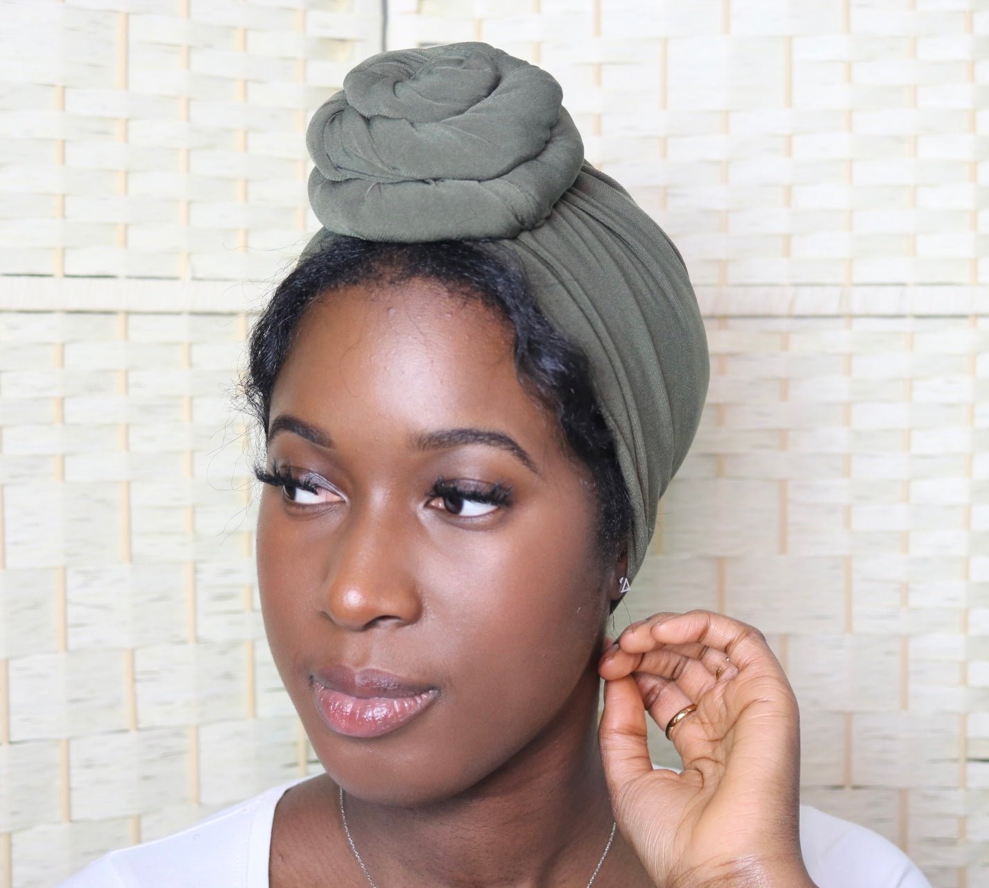 Olive - Full coverage Turban - ReinaLoveLondon