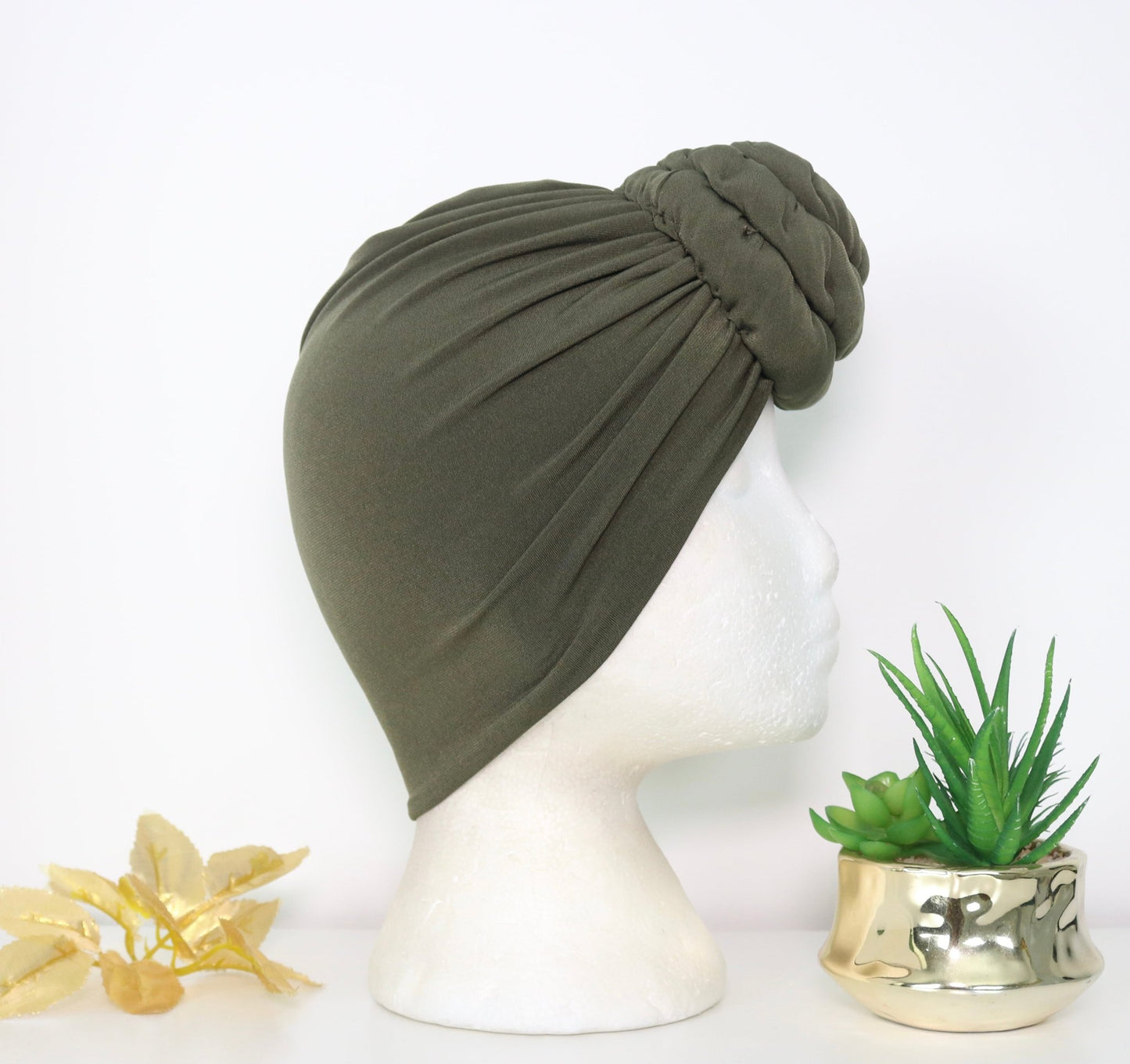 Olive - Full coverage Turban - ReinaLoveLondon