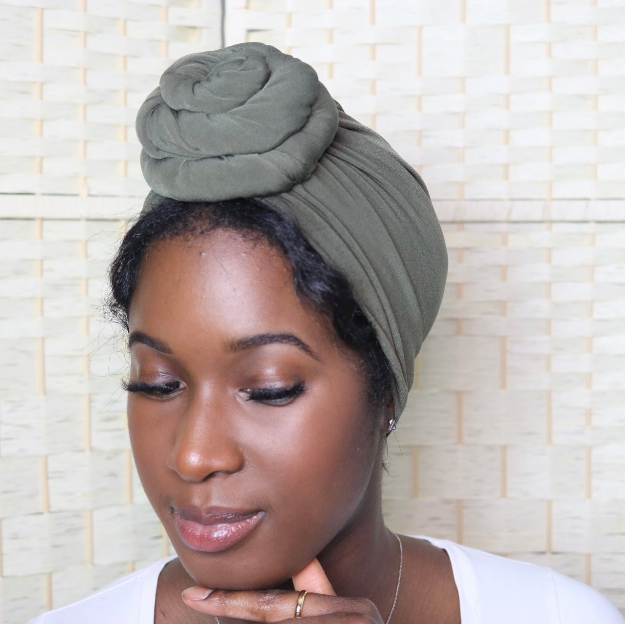 Olive - Full coverage Turban - ReinaLoveLondon