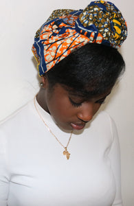Africa Map Necklace