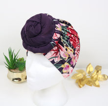 “Purple Roses” Turban